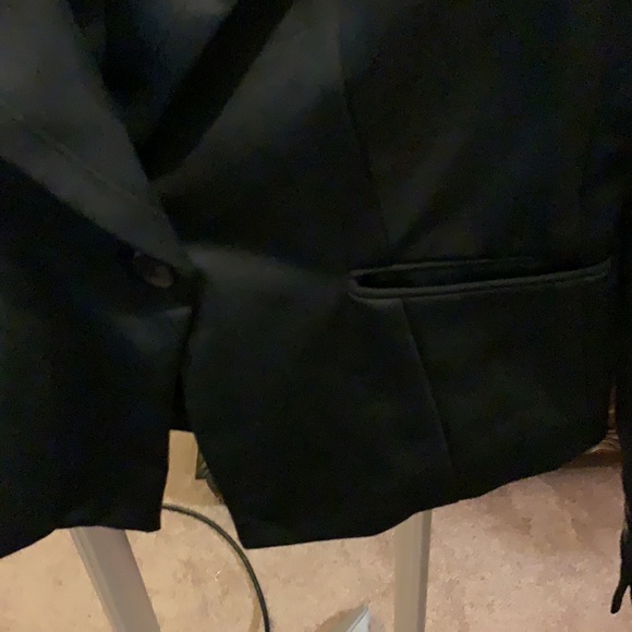 SALE EUC Elizabeth and James fitted jacket, Sz 8, black - Picture 5 of 14